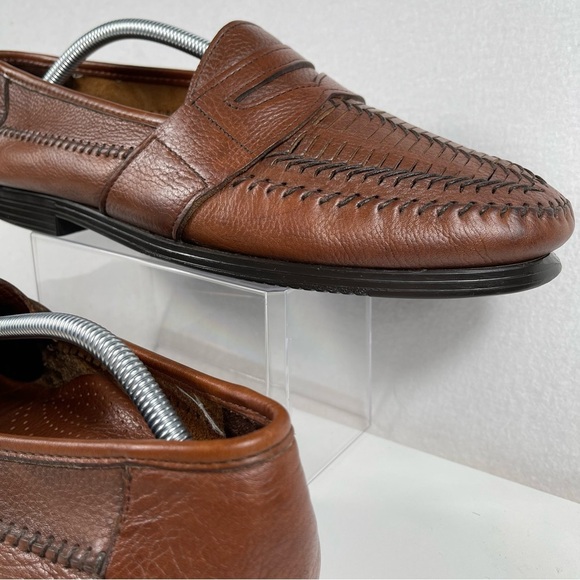 Dexter Shoes Mens 11M Brown Penny Loafers Leather Made In USA Dress Casual - Picture 3 of 10